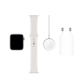 Apple Watch Series GPS, 44 mm srebrno aluminijasto ohišje z belim športnim pasom S/MM/L Mobile