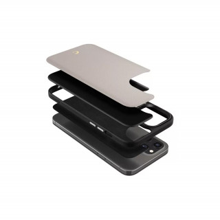 Spigen Apple iPhone 12 Pro Max Leather ovitek, siva Mobile