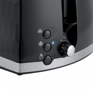 Russell Hobbs 26061-56/RH Honeycomb črn opekač kruha Dom