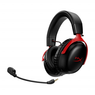 HyperX Cloud III - brezžične igralne slušalke (črno-rdeče) (77Z46AA) PC