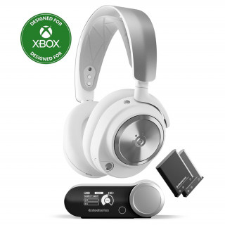Steelseries Arctis Nova Pro Xbox brezžične Bluetooth igralne slušalke - bele (61525) PC
