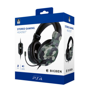 Stereo gaming slušalke V3 PS4 Green Camo (Nacon) PS4