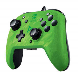 Kontroler PDP Face-off Deluxe Switch + Audio Camo Green Nintendo Switch