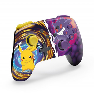 PowerA Enhanced Nintendo Switch brezžični krmilnik - Pikachu proti Gengarju Nintendo Switch