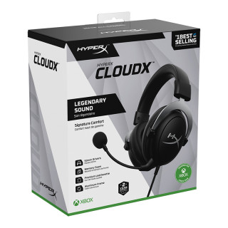 HyperX CloudX - Xbox igralne slušalke (srebrne) (4P5H8AA) Xbox Series