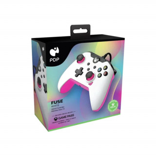 PDP uradno licenciran Microsoft: žični krmilnik - Fuse White (Xbox Series X/S) Xbox Series