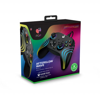 PDP Xbox Series X/S Žični krmilnik - Afterglow WAVE zvočna osvetlitev - črna (Xbox Series X/S) Xbox Series