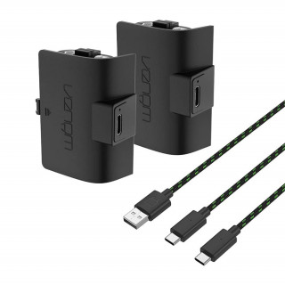 Venom VS2883 Xbox Series S & X / Xbox One 1100mAh komplet baterij (2 kosa) + 3 m črni kabel Xbox Series