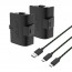 Venom VS2883 Xbox Series S & X / Xbox One 1100mAh komplet baterij (2 kosa) + 3 m črni kabel thumbnail